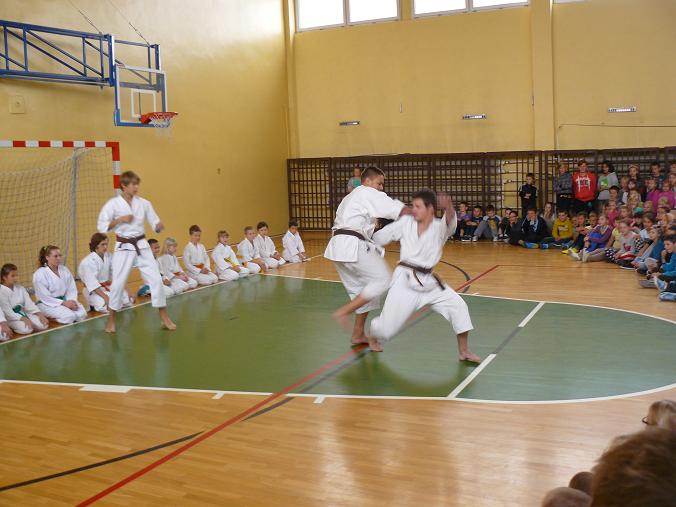 Pokaz Międzyszkolnego Uczniowskiego Klubu Sportowego Karate SHOTOKAN