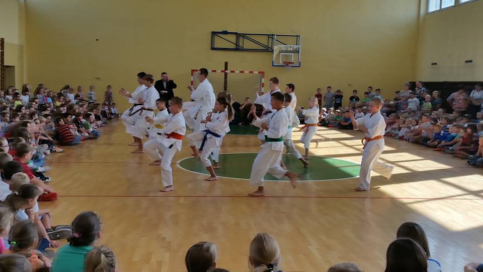 Pokaz karate w Trójce