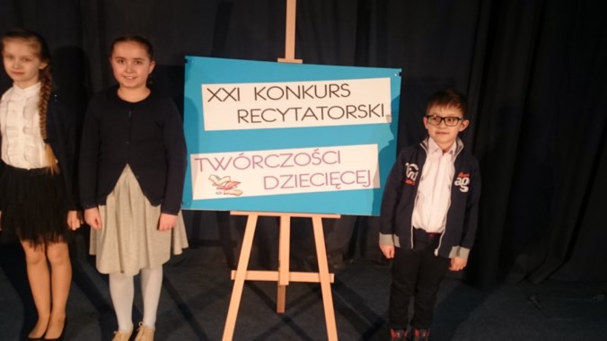 21 edycja Konkursu Recytatorskiego Twórczości Dziecięcej