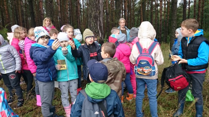 Klasy 3b i 3d w Ośrodka Edukacji Ekologicznej Górznieńsko - Lidzbarskiego Parku Krajobrazowego