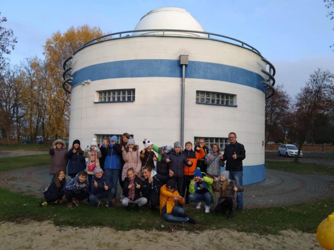 5B na zajęciach z astronomii